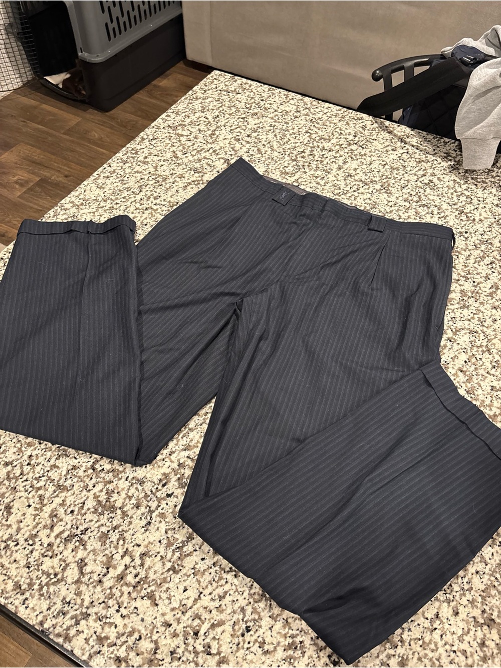YSL Men’s Slacks | Black/Gray | 46
